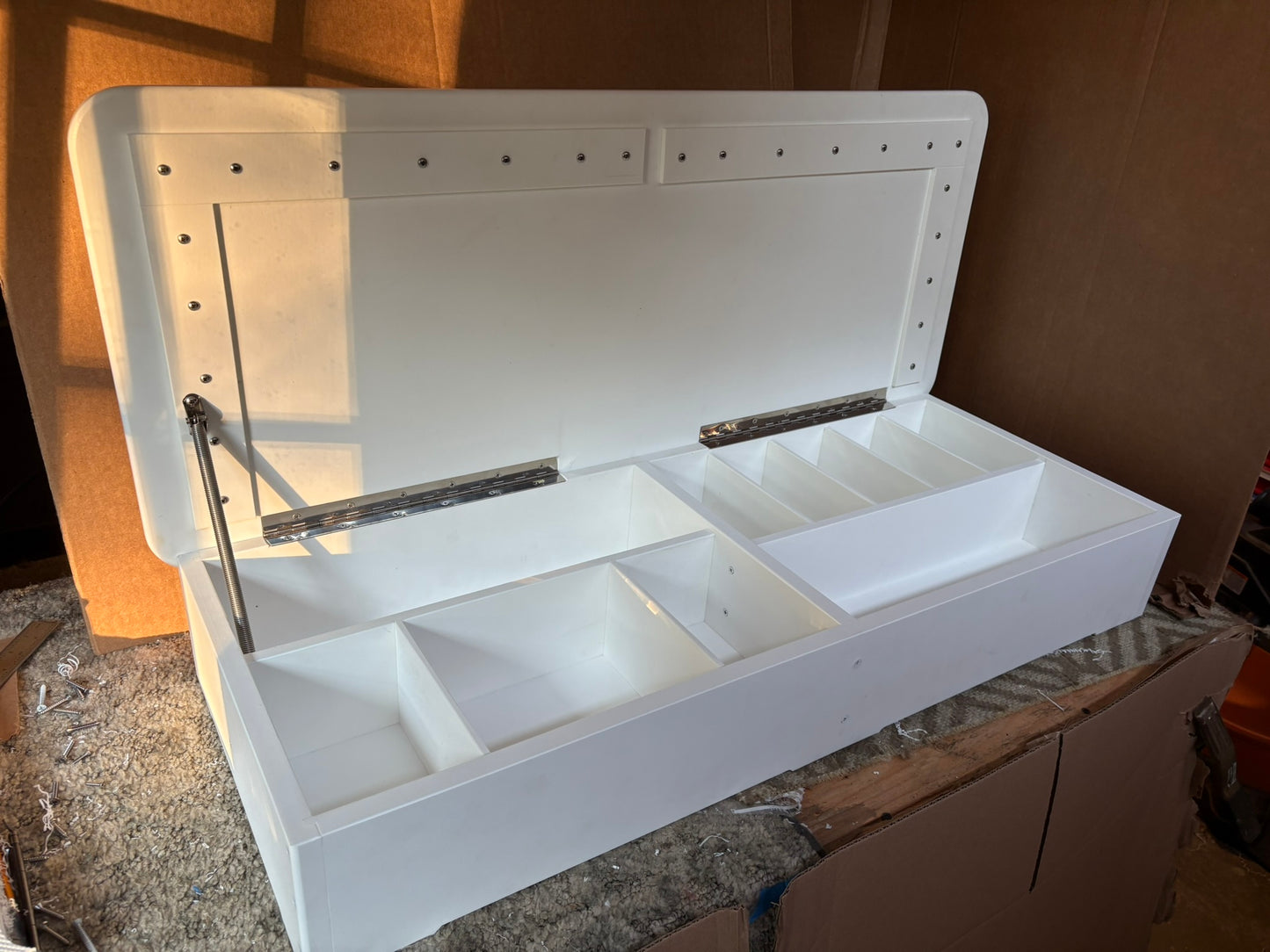 Multi Compartment Storage Helm Riser