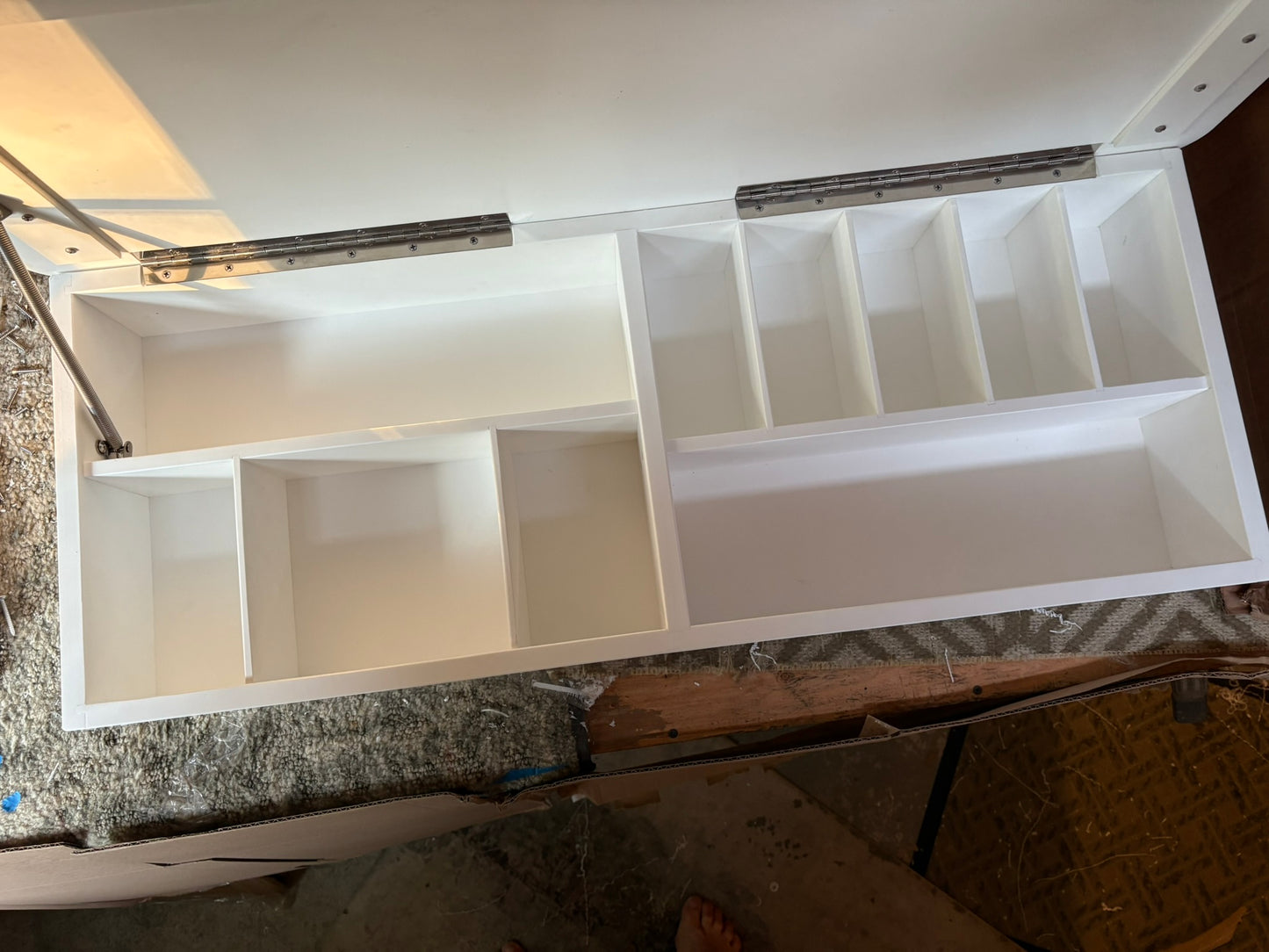 Multi Compartment Storage Helm Riser