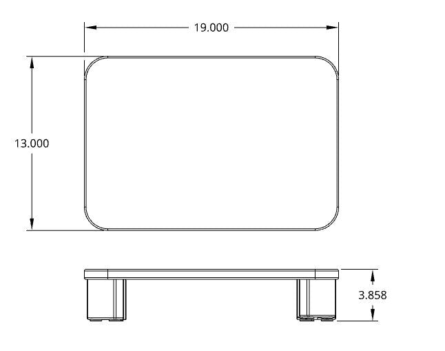 Helm Riser 19 x 13 x 4